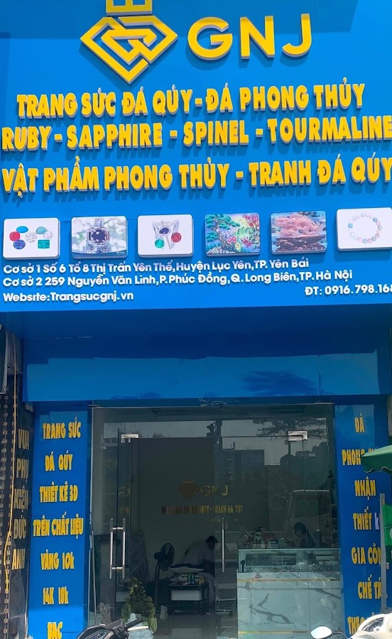 Trang sức GNJ vàng, bạc, đá quý
