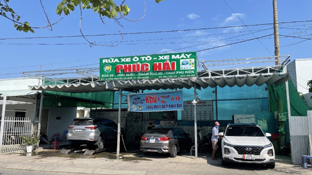 RỬA XE PHÚC HẢI - Shop DA CÁ SẤU