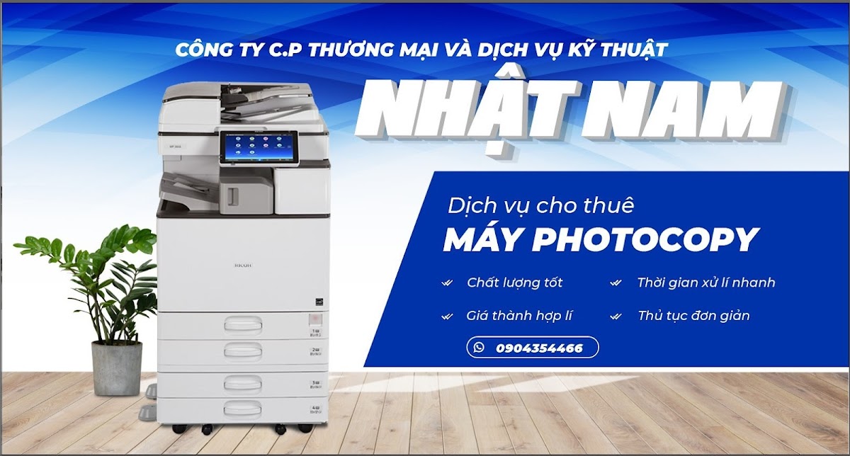 Cho thuê máy photocopy - Nhật Nam JSC