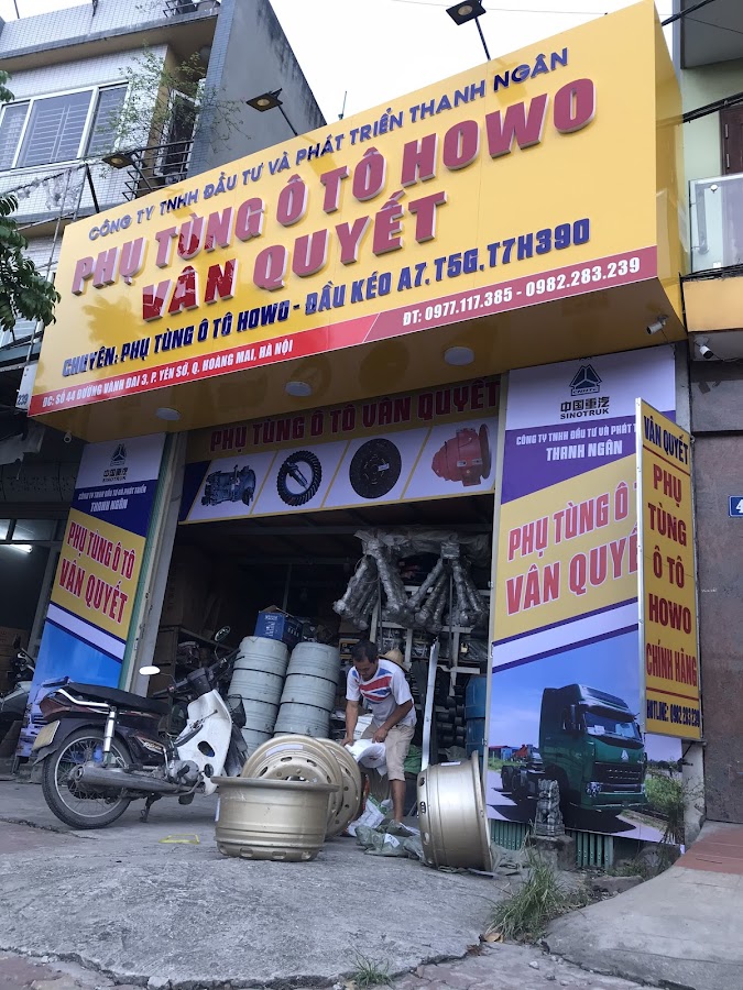 Phụ tùng xe tải howo Vân Quyết