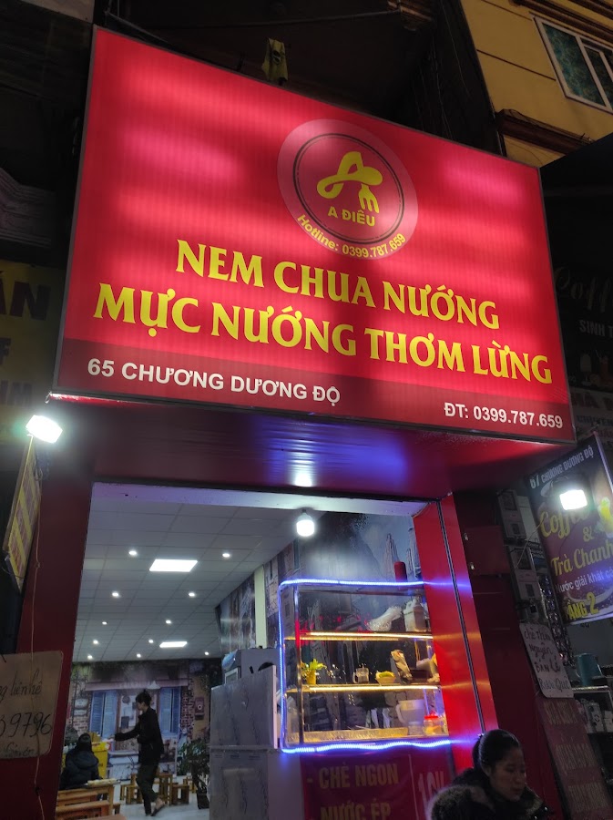 A Điêu Nem Chua Nướng Thơm Lừng