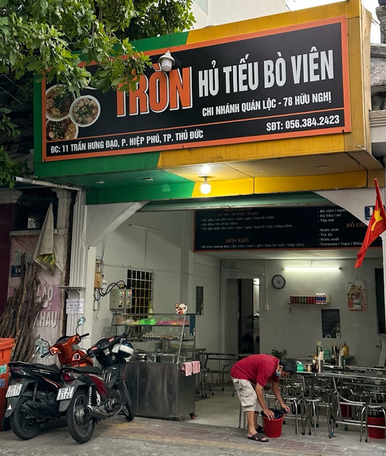 TRÒN - Hủ tiếu bò viên