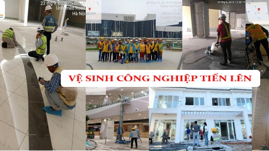 Vệ sinh công nghiệp Tiến Lên