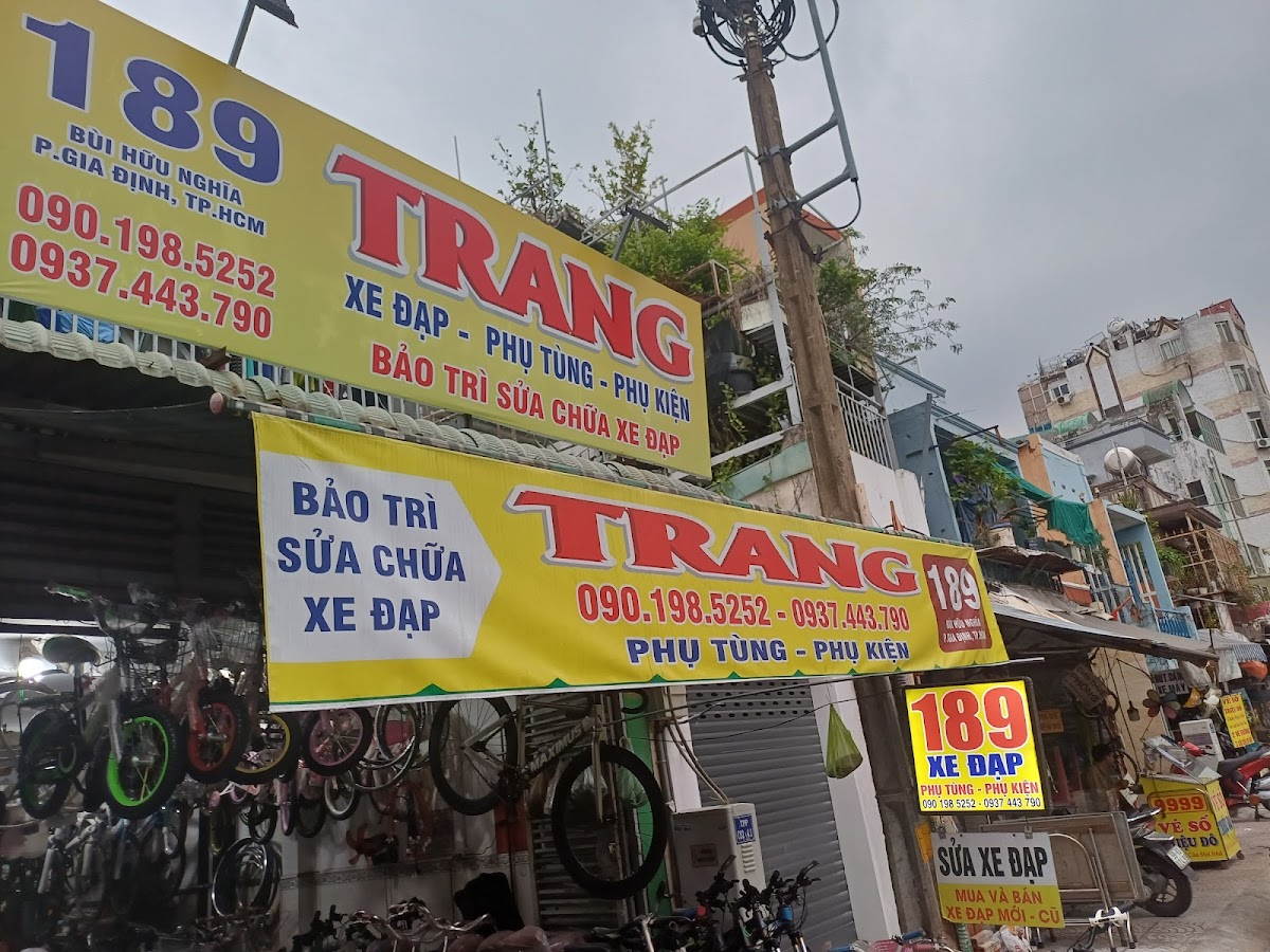 Xe đạp phụ tùng phụ kiện TRANG -189 Bùi Hữu Nghĩa, phường 1, quận Bình Thạnh