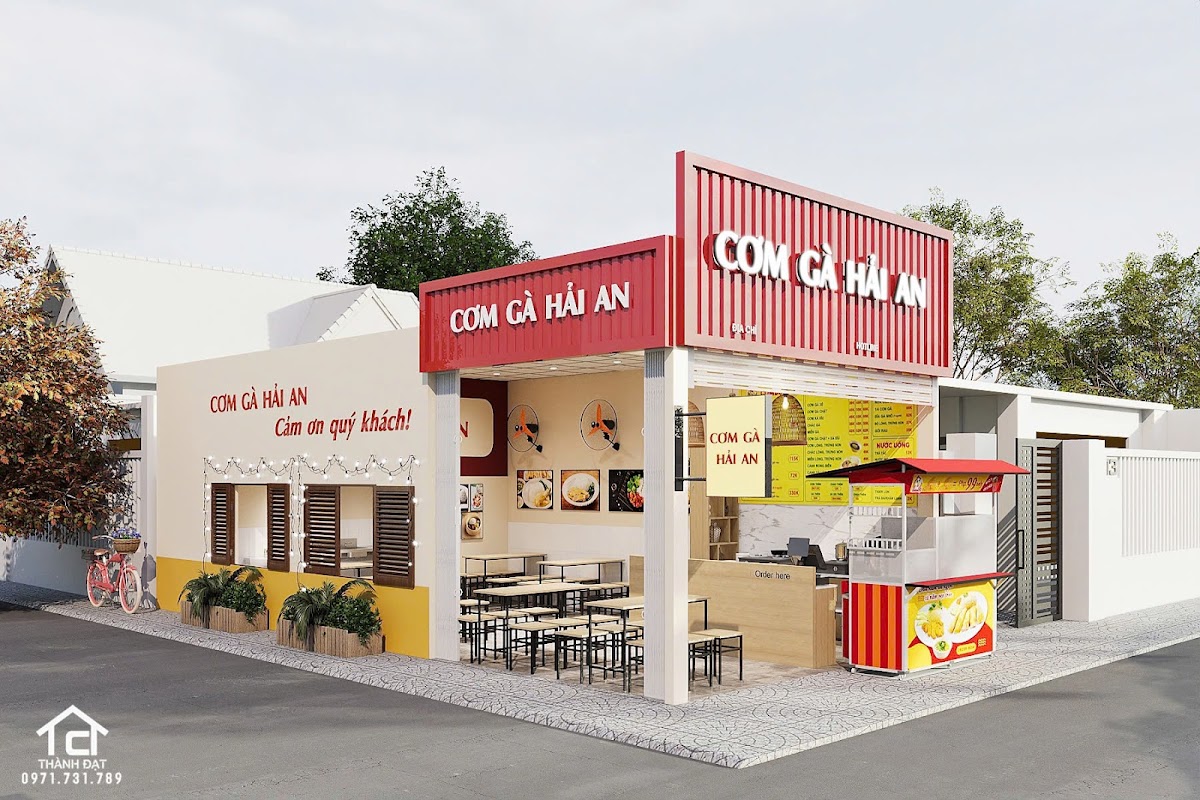 Cơm Gà Hải An ( cơm gà xối mỡ )